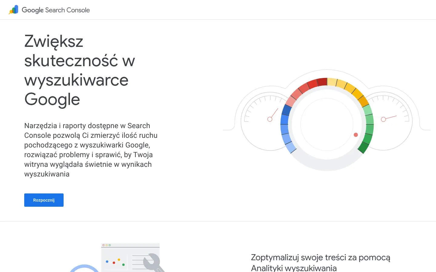 Strona Google Search Console (raport Linki) (search.google.com), zrzut ekranu z 23 października 2026 r.