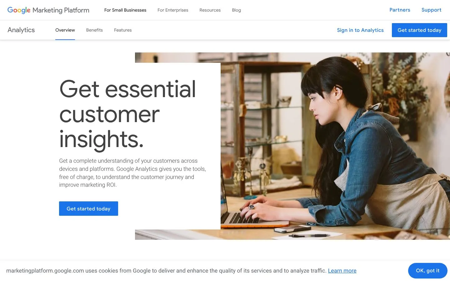 Strona Google Analytics 4 (analytics.google.com), zrzut ekranu z 23 października 2026 r.